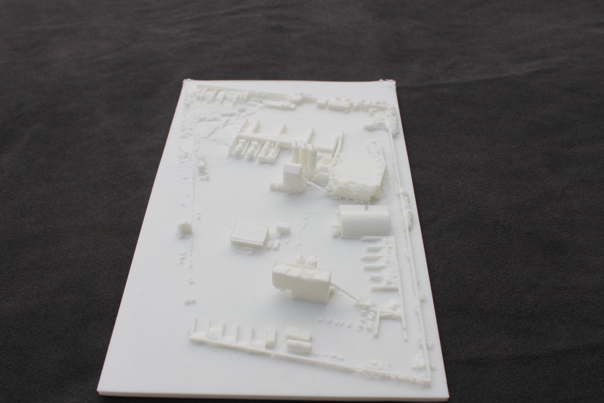 Maquette 3D de la centrale à béton